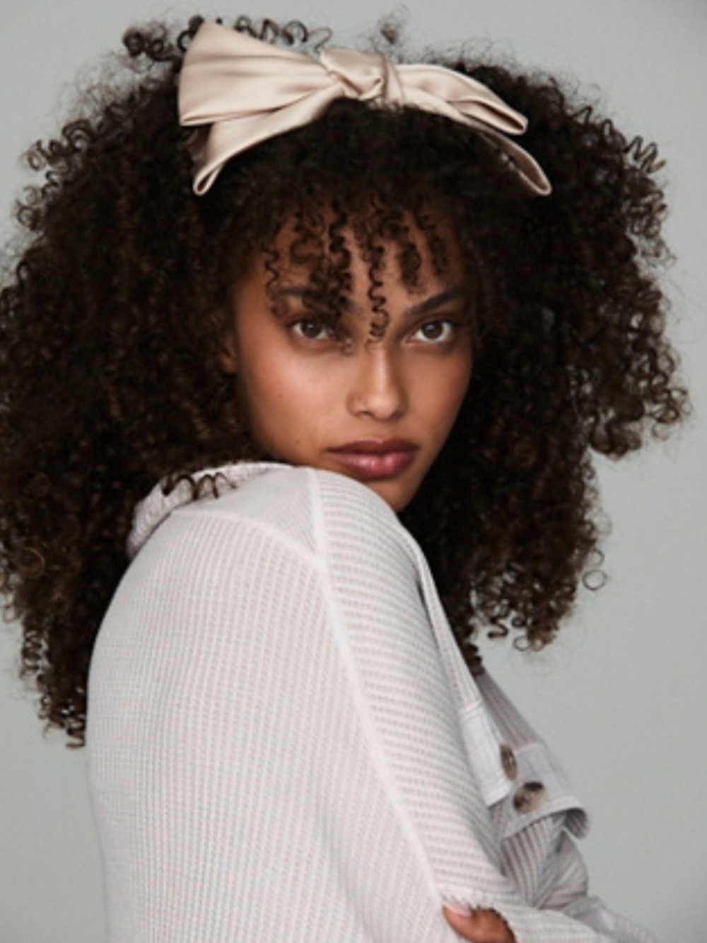 Free People Champagne Bow Headband